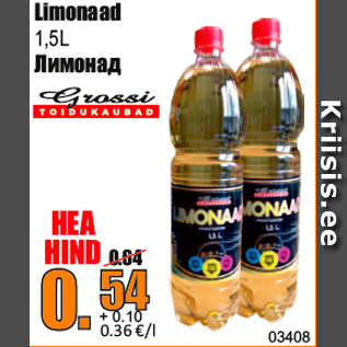 Allahindlus - Limonaad 1,5L