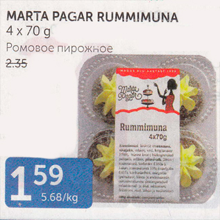 Allahindlus - MARTA PAGAR RUMMIMUNA