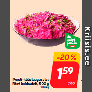 Allahindlus - Peedi-küüslaugusalat Rimi kokkadelt, 500 g