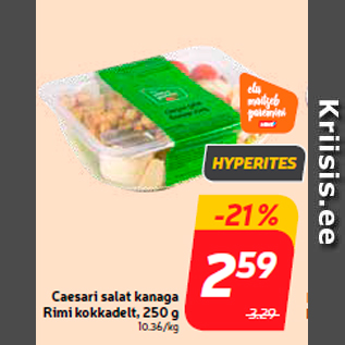 Allahindlus - Caesari salat kanaga Rimi kokkadelt, 250 g