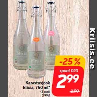 Allahindlus - Karastusjook Elixia, 750 ml*