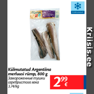 Allahindlus - Külmutatud Argentiina merluusi rümp, 800 g