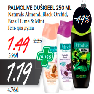 Allahindlus - PALMOLIVE DUŠIGEEL