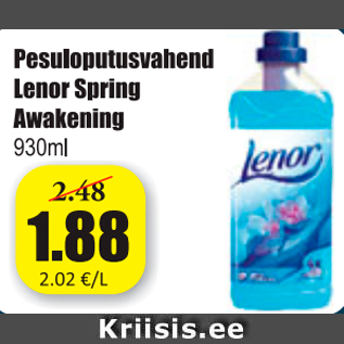 Allahindlus - Pesuloputusvahend Lenor Spring Awakening 930 ml