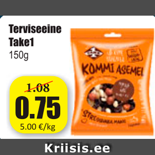 Allahindlus - Terviseeine Take1 150 g