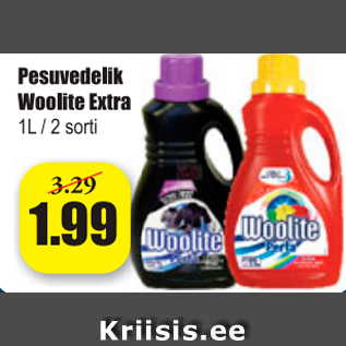 Allahindlus - Pesuvedelik Woolite Extra