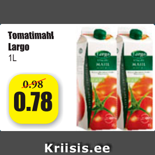 Allahindlus - Tomatimahl Lagro 1 l