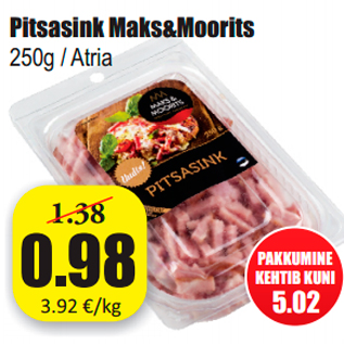 Allahindlus - Pitsasink Maks&Moorits