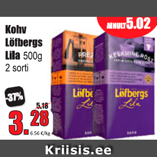 Allahindlus - Kohv Löfbergs Lila