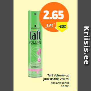 Allahindlus - Taft Volume-up juukselakk, 250 ml