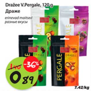 Allahindlus - Dražee V.Pergale, 120g