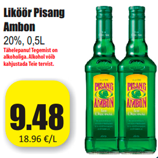 Allahindlus - Liköör Pisang Ambon