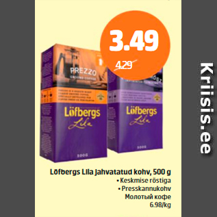 Allahindlus - Löfbergs Lila Jahvatatud kohv, 500 g