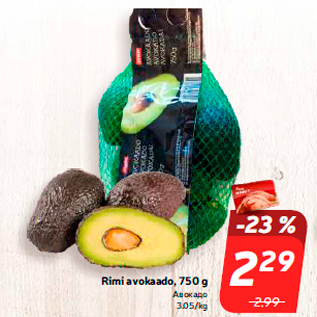 Allahindlus - Rimi avokaado, 750 g