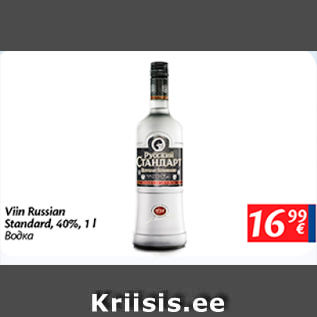 Allahindlus - Viin Russian Standard