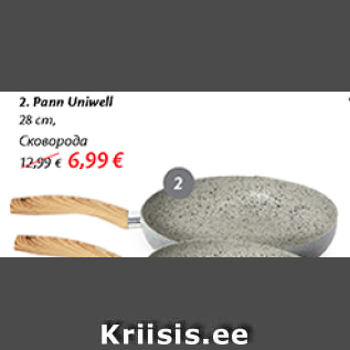 Allahindlus - Pann Uniwell 28 cm