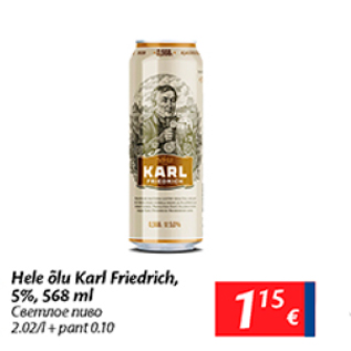 Allahindlus - Hele õlu Karl Friedrich