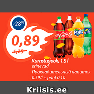 Allahindlus - Karastusjook, 1,5 l