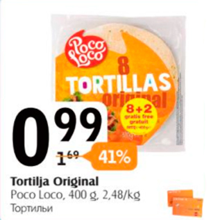 Allahindlus - Tortilja Original