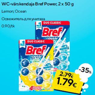 Allahindlus - WC-värskendaja Bref Power, 2 x 50 g