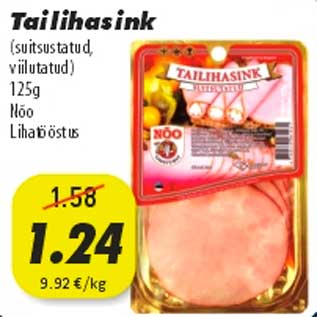 Allahindlus - Tailihasink (suitsutatud, viilutatud)125g