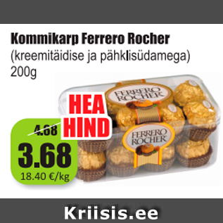 Allahindlus - Kommikarp Ferrero Rocher