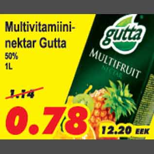 Allahindlus - Multivitamiininektar Gutta