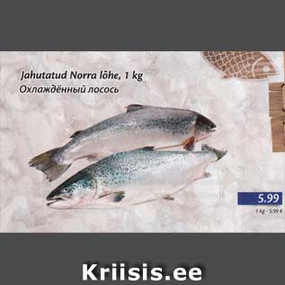 Allahindlus - Jahutatud Norra, lõhe, 1 kg