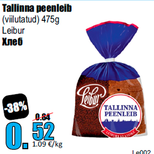 Allahindlus - Tallinna peenleib