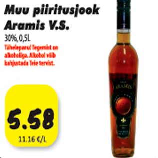 Allahindlus - Muu piiritusjook Aramis V.S.