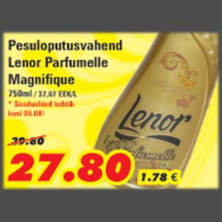 Allahindlus - Pesuloputusvahend Lenor Parfumelle Magnifique