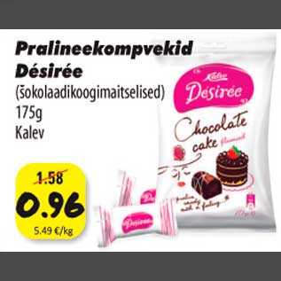 Allahindlus - Pralineekompvekid Desiree 175g