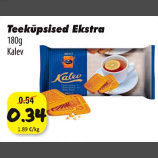 Allahindlus - Teeküpsised Ekstra 180g