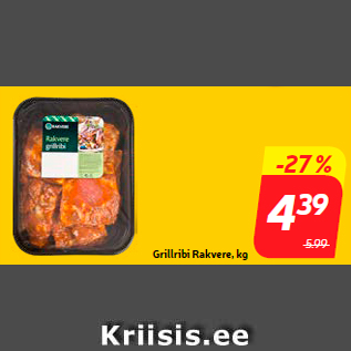 Allahindlus - Grillribi Rakvere, kg