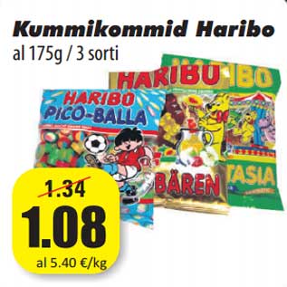 Allahindlus - Kummikommid Haribo