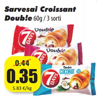 Allahindlus - Sarvesai Croissant Doub!e
