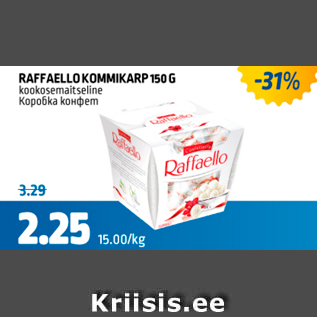 Allahindlus - RAFFEELLO KOMMIKARP 150 G