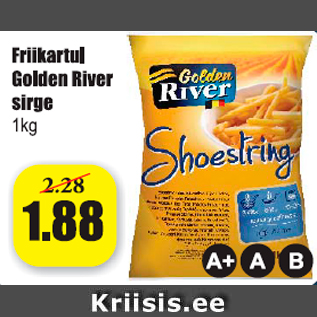 Allahindlus - Friikartul Golden River sirge 1 kg