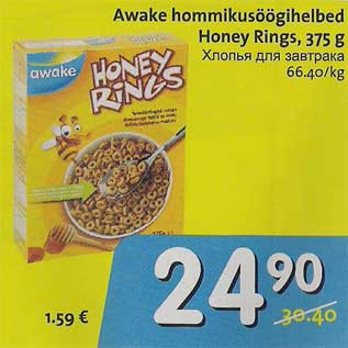 Allahindlus - Awake hommikusöögihelbed Honey Rings