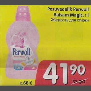 Allahindlus - Pesuvedelik Perwoll Balsam Magic