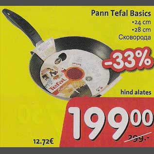 Allahindlus - Pann Tefal Basics