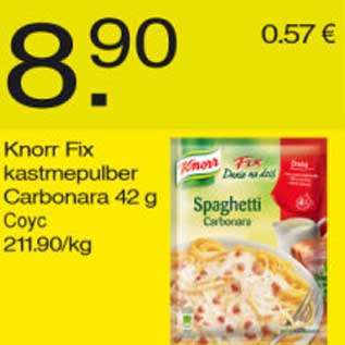 Allahindlus - Knorr Fix kastmepulber Carbonara