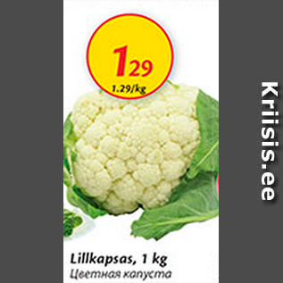 Allahindlus - Lillkapsas, 1 kg