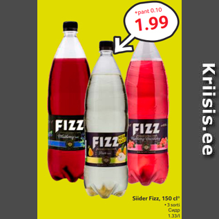 Allahindlus - Siider Fizz, 150 cl*