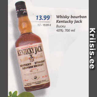 Allahindlus - Whisky baurbon Kentucky Jack