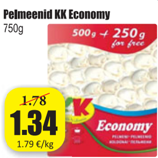 Allahindlus - Pelmeenid KK Economy