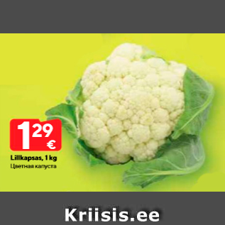 Allahindlus - Lillkapsas, 1 kg