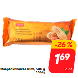 Allahindlus - Maapähklihalvaa Rimi, 500 g