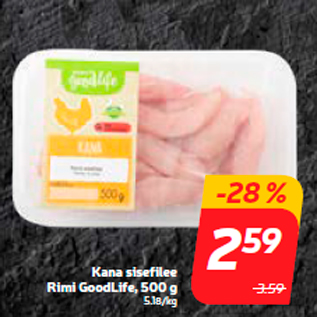 Allahindlus - Kana sisefilee Rimi GoodLife, 500 g