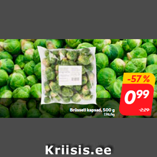 Allahindlus - Brüsseli kapsad, 500 g